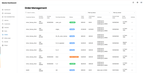 CAPA Multi-Vendor Warehouse Platform screenshot 3